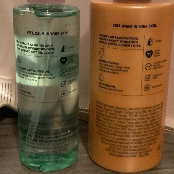 Victoria’s Secret Pink Coco Chill Calming Body Oil & Honey Ginger Body Lotion - Picture 3 of 5